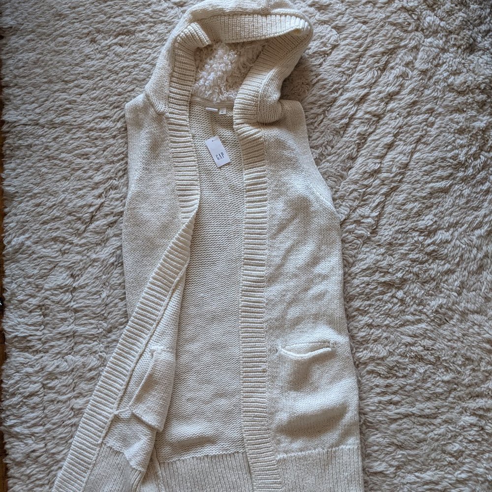 Gap knitted hooded cardigan